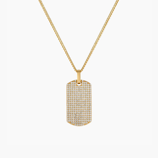 The Iced Dog Tag