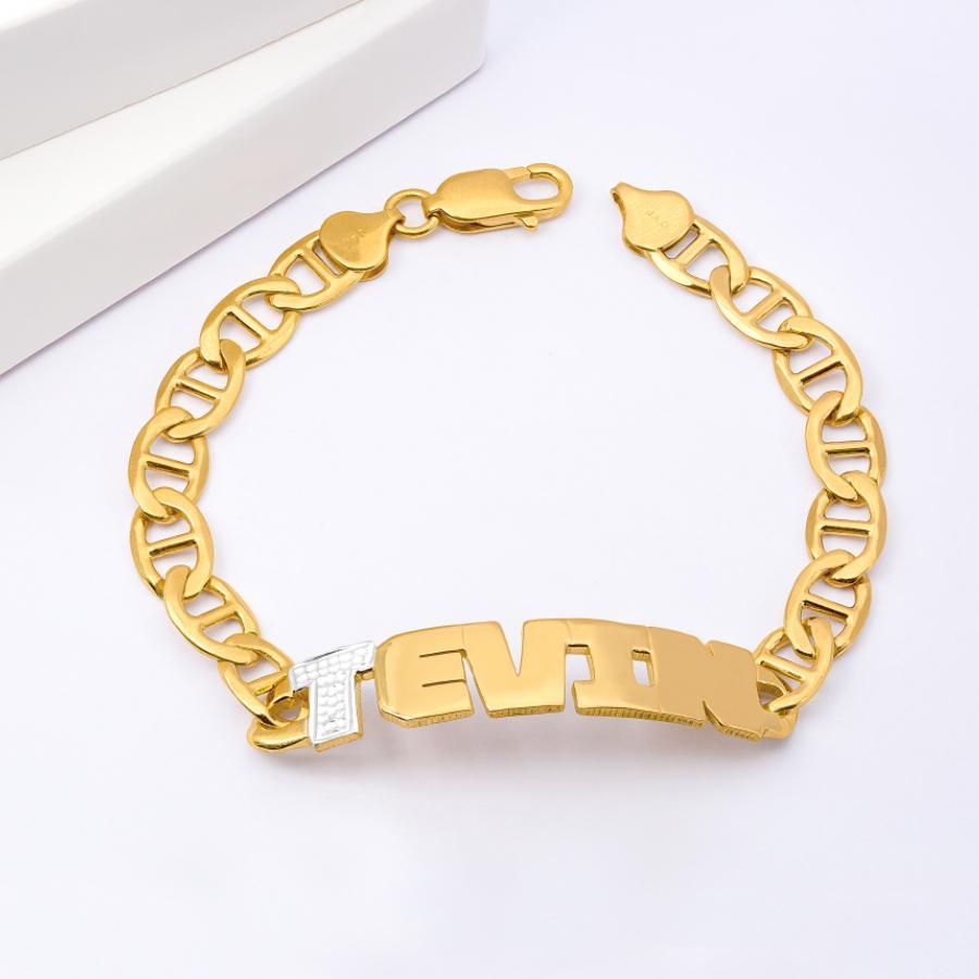 Name Bracelets - Iced Men's Name Bracelet