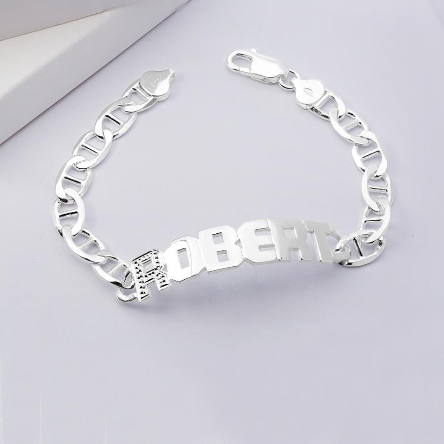 Name Bracelets - Iced Men's Name Bracelet