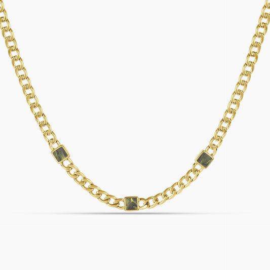 6mm Woodgrain Cuban Chain