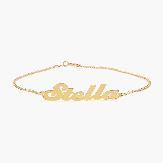 'Di Moda' Name Anklet